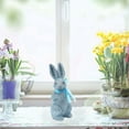thumbnail image 2 of Noehoiugi Foam Easters Rabbits Glittering Decoration Colorful Party Decors With Bow For Spring Easter Home Office Party Table Centerpiece Decoration，1Pcs, 2 of 6