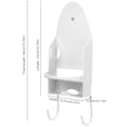 thumbnail image 2 of Iron Holder Wall Mounted Iron Organizer Iron Rack with Ironing Board Hanger, 2 of 10