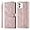 Rose Gold, variant on Compatible with iPhone 11 Wallet Case, iPhone 11 Case Leather with Card Holder Magnetic Kickstand Wrist Strap Flip Shockproof Case for iPhone 11 Life Tree Browm
