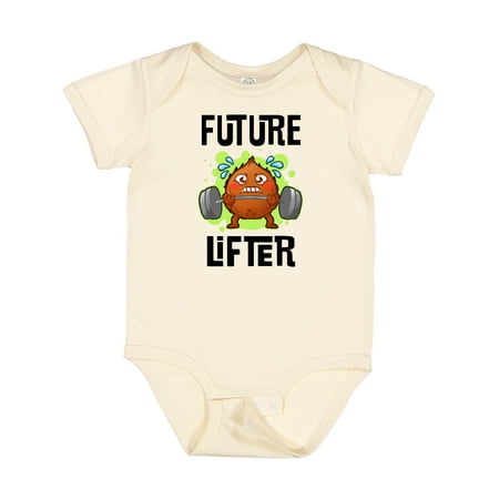 

Inktastic Weightlifting Funny Future Lifter Gift Baby Boy or Baby Girl Bodysuit