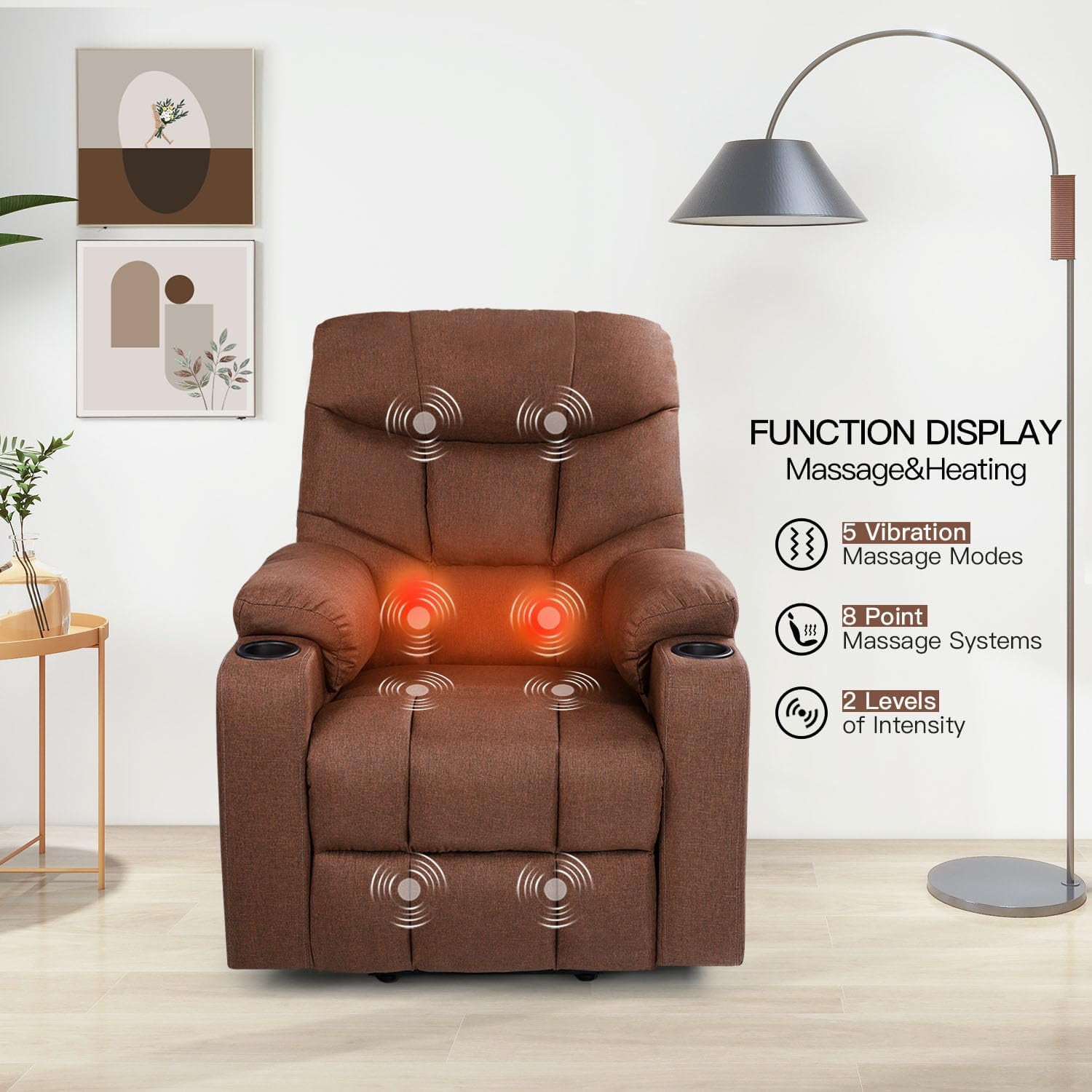  KaYomax Electric Lift Recliner for Elderly Heating