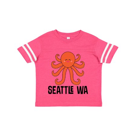 

Inktastic Seattle Octopus Washington Vacation Gift Toddler Boy or Toddler Girl T-Shirt