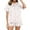 B-White, variant on Pajamas Set for Women Cozy Floral Printed Lapel Short Sleeves Shirts Shorts Sleepwear 2 Pieces