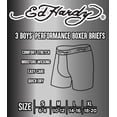 thumbnail image 5 of Ed Hardy 3-Pack Boys Boxer Briefs Multipack Performance Underwear, Breathable Stretch Fabric, Tattoo Skull Graphic Designs, 5 of 5