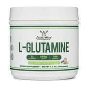 L-Glutamine Powder, Supports Active Lifestyle & Fitness, 500 Grams, Double Wood Supplements