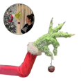 thumbnail image 1 of Christmas Party Decoration The Grinch Stole Christmas Tree Wreath Plush Hand Props, 1 of 1