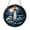 Acrylic 3.5 Inch, variant on Coastal Beacon Illustration Glass Suncatcher Window Hanging, Decorative Stained Glass Style Art