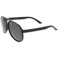 thumbnail image 3 of Retro Large Protective Polarized Lens Aviator Sunglasses 60mm (Black / Smoke Polarized), 3 of 4