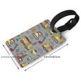 thumbnail image 4 of Balery Funny Construction Print Durable Luggage Tags with Secure Strap, Personalized Travel ID Tags for Suitcases, Bags, and Backpacks - Easy Identification for Men and Women, 4 of 8
