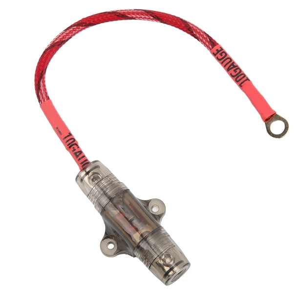 Audio Fuse Cable O Shape Terminal Copper Material High Strength 10GA ...