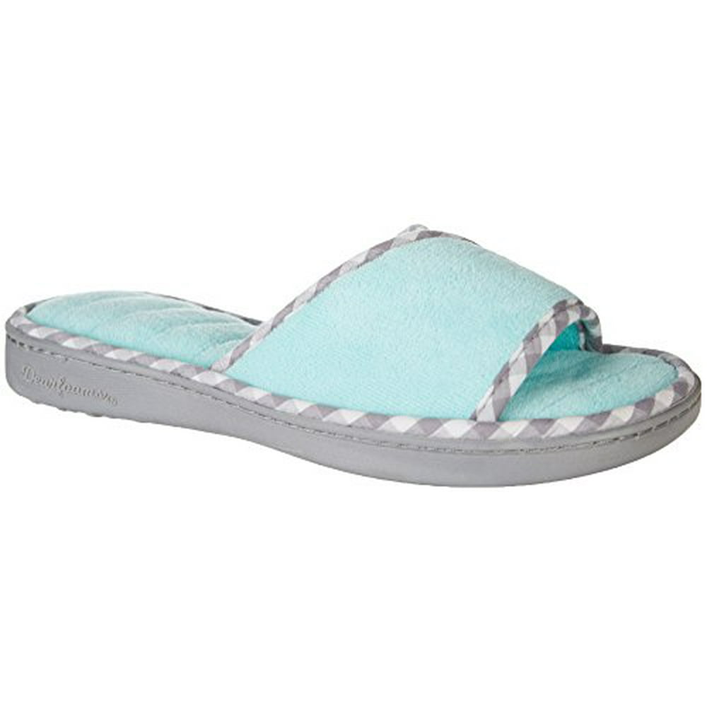 Dearfoams Dearfoams Women's Memory Foam Terry Slide Sandals (Small US