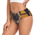 thumbnail image 2 of Fotbe Pug dog Yoga Calzones Estampados para Mujer – Ropa Interior de Algodón, Cómoda, Suave y Elástica-Large, 2 of 6