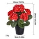 thumbnail image 3 of Artificial Faux Outdoor Flowers Plants For Spring Summer Decoration Fake Silk Camellia Look Real For Planter Outside Front Door Porch Balcony Potted Plants, 3 of 6