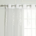 thumbnail image 3 of Quality Home Sheer Floral Curtains, 3 of 5