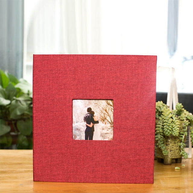 Álbum de fotos grande autoadhesivo para fotos de 4x6 y 8x10, álbum magnético DIY con 40 páginas en blanco.