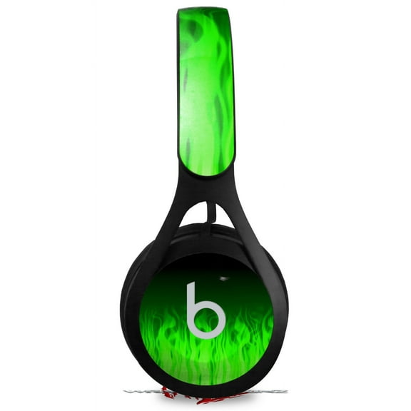 Skin Decal Wrap for Beats EP Fire Green HEADPHONES NOT INCLUDED