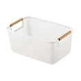 thumbnail image 3 of Organizador para almacenamiento, soporte para ropa, contenedor de juguetes para cocina y mesa Blanco, 3 of 9