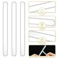 thumbnail image 5 of 30pcs Popsicle Sticks 4.5 Inch Acrylic Cakesicle Sticks Reusable Ice Popsticks Plastic Popsicle Sticks (clear), 5 of 5