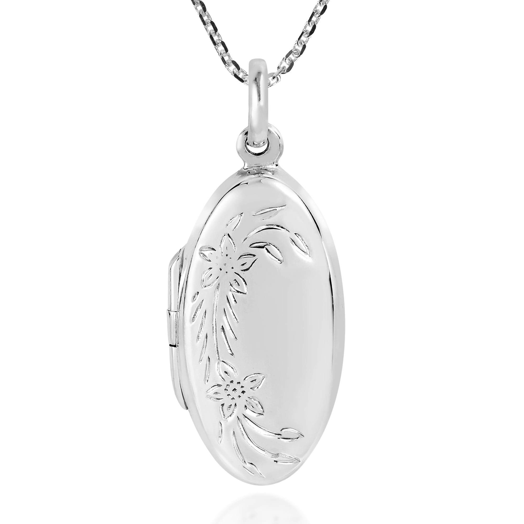 AeraVida Enchanting Teardrop Shaped Cubic Zirconia Cross .925 Sterling Silver Pendant Necklace