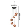 thumbnail image 2 of Kayannuo 1PC Charming Wind Chimes Outdoor Hummingbird Water Feeder Wind Chime Shaped Bird feeders for Viewing Hanging Garden Water Feeder for Birds Bird Water Feeder,Red, 2 of 5