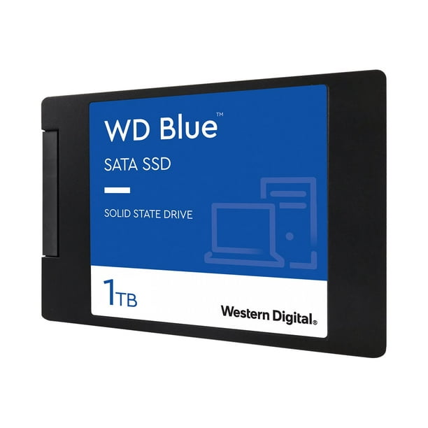 WD Blue 3D NAND SATA SSD WDS100T2B0A - SSD - 1 TB - Interne - 2,5" - SATA 6Gb/S