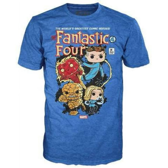 Funko Marvel Collector Corps The Fantastic Four T-Shirt (Small)
