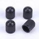 thumbnail image 1 of 4X Car Tire Dust Cap Tyre Valve Stem Caps Plastic Black Universal 4Pcs, 1 of 4