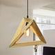 thumbnail image 1 of Lámpara de madera maciza sencilla, estilo nórdico moderno para el hogar con accesorios de iluminación colgantes para candelabros geométricos, 1 of 6