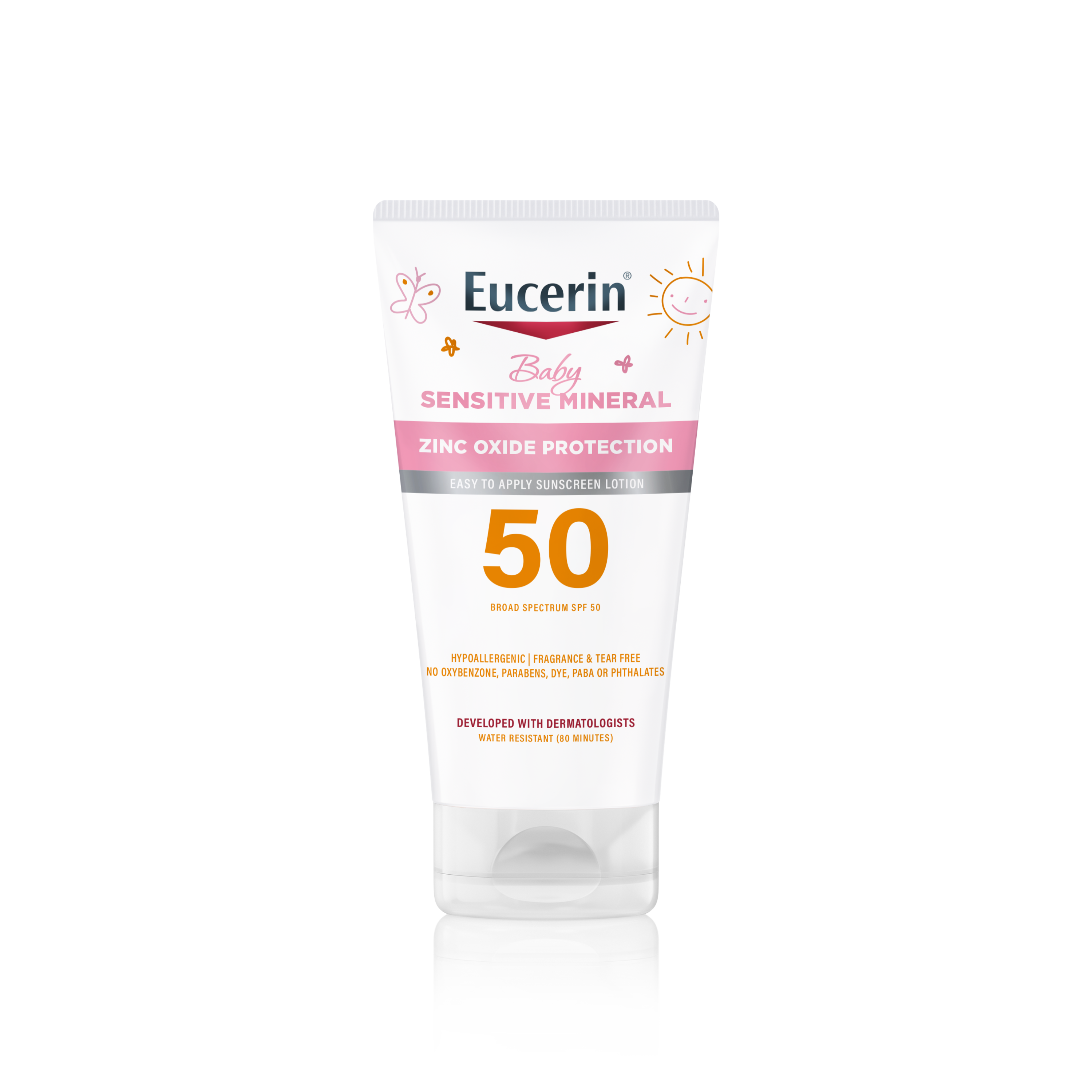 Eucerin Sun Sensitive Mineral Baby Sunscreen SPF 50, 4 oz photo 1