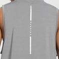 thumbnail image 5 of Lovzfmll Men's Sleeveless Dry Fitness Tank Top, Loose Running Basketball Training Tee for Summer Workout Gray, 3XL, 5 of 6