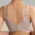 thumbnail image 3 of Women's Thin Seamless Vest Soft Support Large Chest Small Half Fixed Cup Breathable Bra Light Sports Bra Sports Bras for Women High Support Pack Wire Bras for Women Brazier for Women Womens Bra Pack, 3 of 4