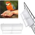 thumbnail image 3 of 4 Pack Parrot Cups for Birds, Bird Cage Cups, Bird Cage Feeder, Bird Cups, Bird Bowls for Cage, Plastic Hanging Cups for Small Birds, 3 of 5
