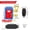 blue red, variant on 12V/24V 240A Wireless Remote Battery Disconnect Switch, Heavy-Duty Battery Isolator With Voltage LED Display & 2 Remote Fobs, For Cars, Trucks, RVs & Boats