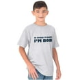 thumbnail image 3 of Course Im Right Im Bob Boys Kids T Shirt Tees Tops Teen Brisco Brands M, 3 of 6