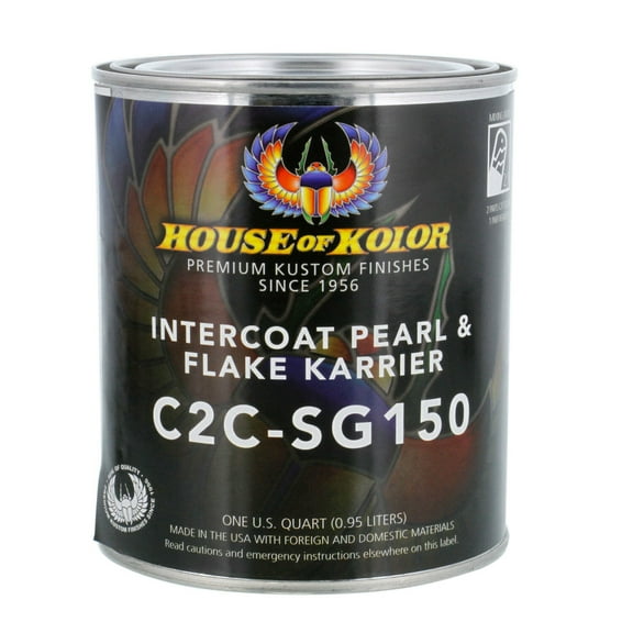 House of Kolor SG150 Intercoat Clear Auto Body Paint, Low VOC, 1 Quart
