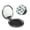 Round Shape, variant on Picia Sea Turtle for Compact Vanity Mirror , Travel Makeup Mirror , Portable Magnifying Cosmetic Mirror for Daily, Work, Business-Heart Shape