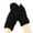 Black, variant on Women's Diamond Pattern Knit Mittens, Plush Lined Thermal Winter Gloves, Embossed Cable Knit Mittens, Thickened Cold Weather Gloves, All-Weather Protection Mittens Dark Gray