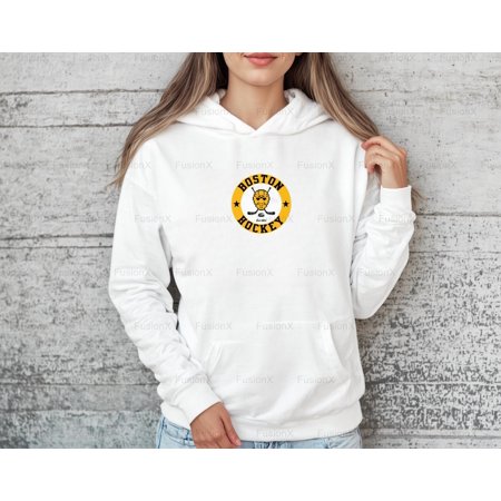 FusionX77 Boston Hockey Fan Apparel Graphic Design, Team Pride Supporter Style Game Day Hoodie, for Unisex, up to size 5XL.