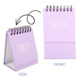 thumbnail image 4 of LULULION Desk Calendar 2024-2025 Purple Paper Monthly Organizer for Countdown Use, 4 of 5