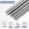 thumbnail image 3 of Uxcell Fully Threaded Rod M10 x 250 1.5mm Thread Pitch 304 Stainless Steel 2 Pack, 3 of 6
