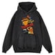 thumbnail image 2 of Sudadera con capucha para hombre, estilo retro desgastado, con el regreso del gato Vampurr, 100 % algodón, ropa deportiva holgada de otoño, sudadera informal de gran tamaño, 2 of 4