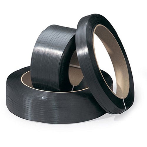Global Industrial Polypropylene Strapping 1/2""W x 9000'L x 0.018"" Thick 8"" x