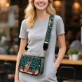 thumbnail image 2 of ZUXONGSY Frenchie Gift Snowflake Print Shoulder Handbag for Women Small Crossbody Bag Waterproof Satchel with Adjustable Wide Strap for Working Dating, 2 of 7