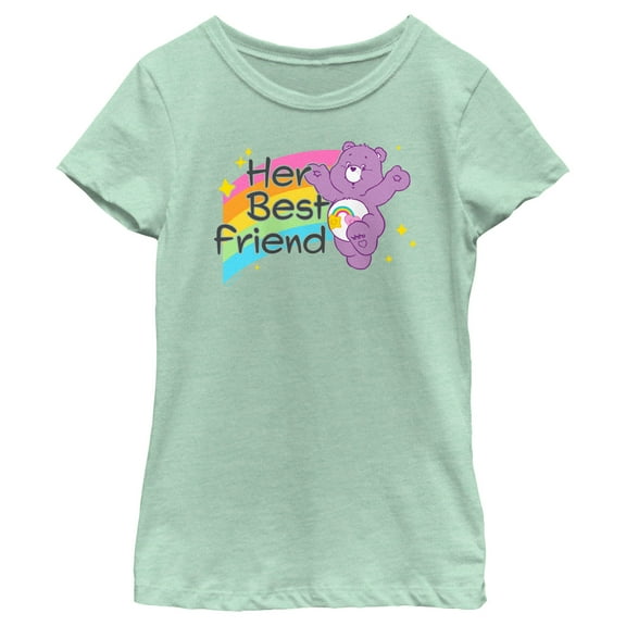 Girl's Care Bears Her Best Friend Bear  Graphic T-Shirt