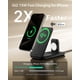 thumbnail image 3 of ESR Estación de Carga Qi2 3 en 1 para Apple, [Certificado] Cargador Apple Watch y Soporte Cargador MagSafe Qi2 15W para iPhone, Cargador de Viaje para Múltiples Dispositivos, iPhone 16/15/14/13, Reloj, 3 of 5