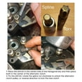 thumbnail image 2 of Alternator Pulley Wrench Kit 33 Teeth Spline Socket Drill Bit Puller Remover Tool Replacement for Bosch Alternators, 2 of 5