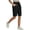 Black, variant on Amzcrzy Athletic Shorts for Women Elastic Waist Drawstring Sports Workout Shorts Comfortable Knee Lentgth Womens Lounge Shorts Casual Solid Color Summer Gym Shorts with Pockets S