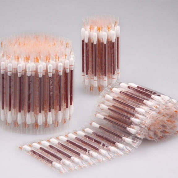 10X Disposable Medical Iodine Cotton Stick Swab Home Emergency Nose Ears Clean