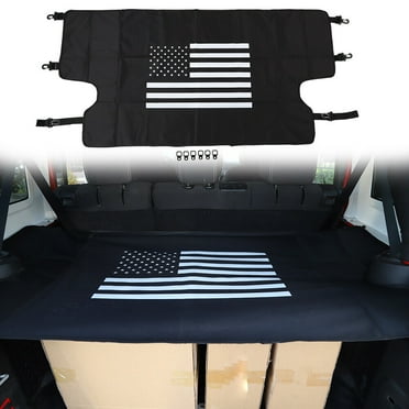 Rear Trunk Cargo Cover For Jeep Wrangler JK JKU 2007-2018 4 Doors