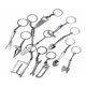 thumbnail image 2 of 12 Piezas Llavero Herramientas De Metal Variadas Regalo esquí esquí Gafas de esquí, 2 of 5